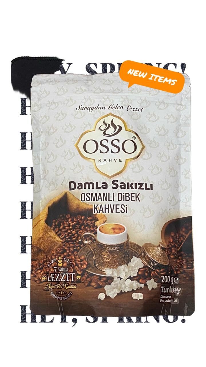 ☕ OSSO Ottoman Dibek Coffee with Mastic – Premium Traditional Flavor