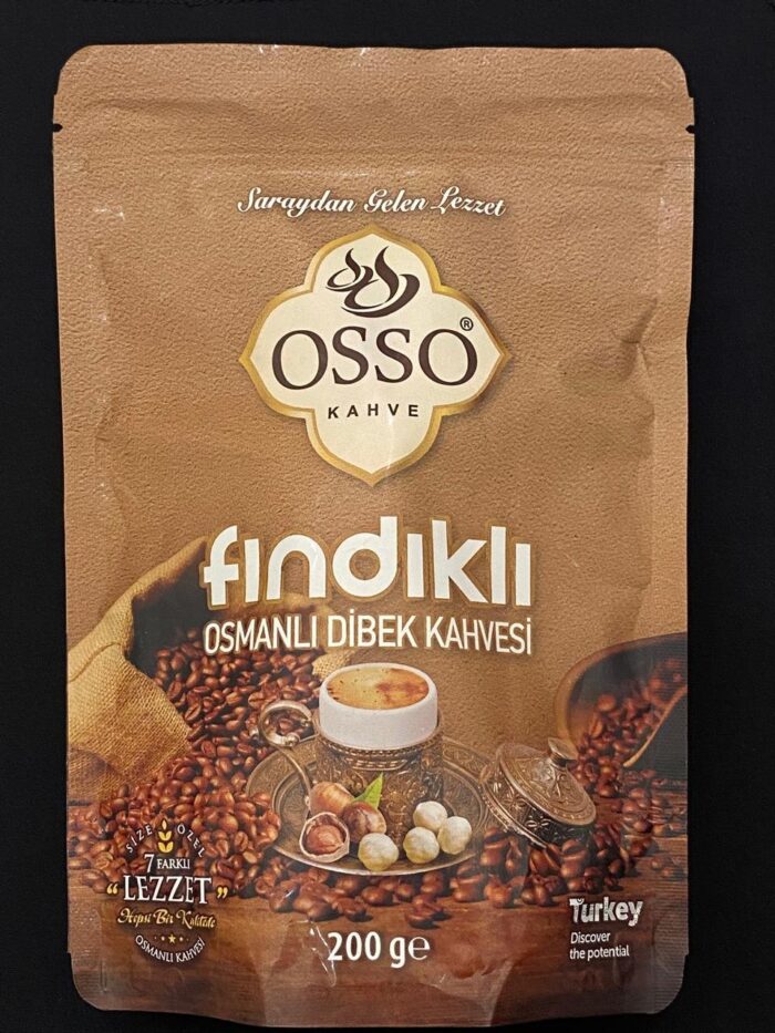 ☕ OSSO Ottoman Dibek Coffee with Hazelnut – Rich & Smooth Flavor